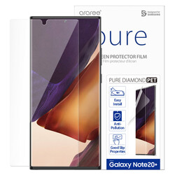 Galaxy Note 20 Ultra Araree Pure Diamond Pet Ekran Koruyucu Renksiz