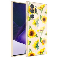 Galaxy Note 20 Ultra Case Camera Protected Patterned Hard Silicone Zore Epoksi Cover NO2