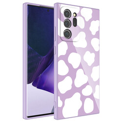 Galaxy Note 20 Ultra Case Camera Protected Patterned Hard Silicone Zore Epoksi Cover NO6