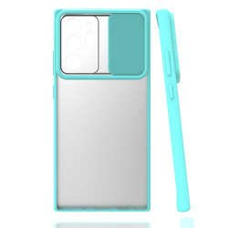 Galaxy Note 20 Ultra Case Zore Lensi Cover Turquoise