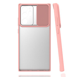 Galaxy Note 20 Ultra Case Zore Lensi Cover Light Pink