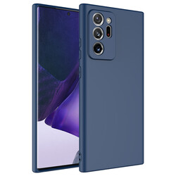 Galaxy Note 20 Ultra Case Zore Mara Lansman Cover Navy blue