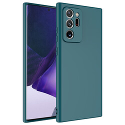 Galaxy Note 20 Ultra Case Zore Mara Lansman Cover Dark Green