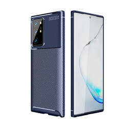 Galaxy Note 20 Ultra Case Zore Negro Silicon Cover Navy blue