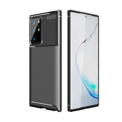 Galaxy Note 20 Ultra Case Zore Negro Silicon Cover Black