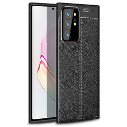 Galaxy Note 20 Ultra Case Zore Niss Silicon Cover Black