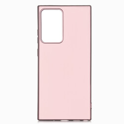 Galaxy Note 20 Ultra Case Zore Premier Silicon Cover Rose Gold