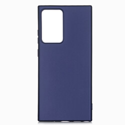 Galaxy Note 20 Ultra Case Zore Premier Silicon Cover Navy blue