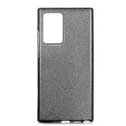 Galaxy Note 20 Ultra Case Zore Shining Silicon Black