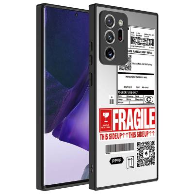 Galaxy Note 20 Ultra Kılıf Aynalı Desenli Kamera Korumalı Parlak Zore Mirror Kapak Fragile