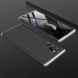 Galaxy Note 20 Ultra Kılıf Zore Ays Kapak Siyah-Gri