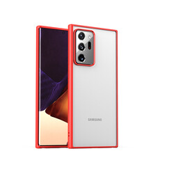 Galaxy Note 20 Ultra Kılıf Zore Hom Silikon Kırmızı