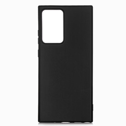 Galaxy Note 20 Ultra Kılıf Zore Premier Silikon Kapak Siyah