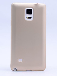 Galaxy Note 3 Kılıf Zore Premier Silikon Kapak Gold