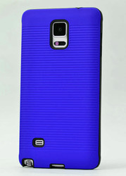 Galaxy Note 3 Kılıf Zore Youyou Silikon Kapak Mavi