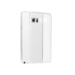 Galaxy Note 5 Case Zore Camera Protected Super Silicone Cover Colorless