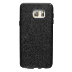 Galaxy Note 5 Case Zore Shining Silicon Black