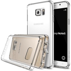 Galaxy Note 5 Case Zore Süper Silikon Cover Colorless