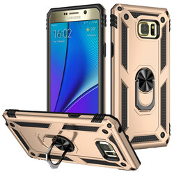Galaxy Note 5 Case Zore Vega Cover Gold