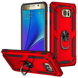 Galaxy Note 5 Case Zore Vega Cover Red