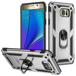 Galaxy Note 5 Case Zore Vega Cover Grey