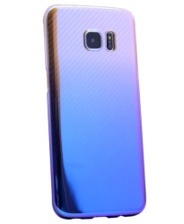 Galaxy Note 5 Kılıf Zore Renkli Transparan Mavi