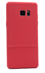 Galaxy Note 7 Kılıf Zore Matrix Silikon Kırmızı