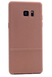 Galaxy Note 7 Kılıf Zore Matrix Silikon Gold