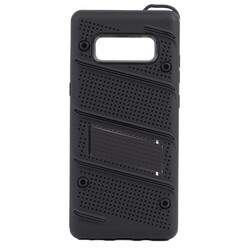 Galaxy Note 8 Case Zore Iron Cover Black