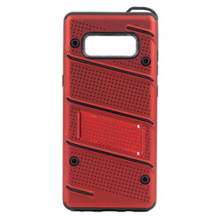 Galaxy Note 8 Case Zore Iron Cover Red