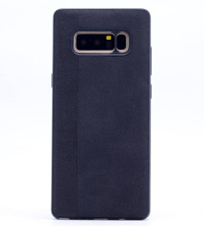 Galaxy Note 8 Kılıf Zore City Silikon Siyah