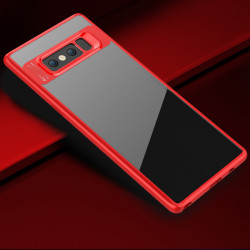 Galaxy Note 8 Kılıf Zore Buttom Kapak Kırmızı