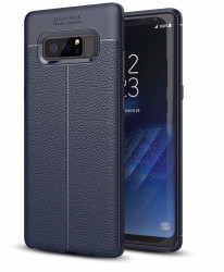 Galaxy Note 8 Kılıf Zore Niss Silikon Kapak Lacivert