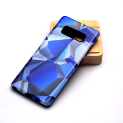 Galaxy Note 8 Kılıf Zore Piramit Silikon Mavi