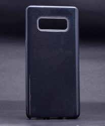 Galaxy Note 8 Kılıf Zore Shining Silikon Siyah