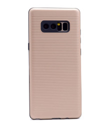 Galaxy Note 8 Kılıf Zore Youyou Silikon Kapak Gold