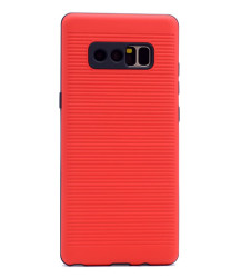 Galaxy Note 8 Kılıf Zore Youyou Silikon Kapak Kırmızı
