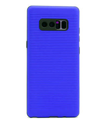 Galaxy Note 8 Kılıf Zore Youyou Silikon Kapak Mavi