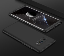 Galaxy Note 8 Kılıf Zore Ays Kapak Siyah