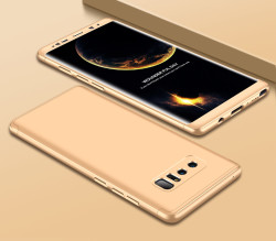 Galaxy Note 8 Kılıf Zore Ays Kapak Gold