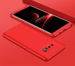Galaxy Note 8 Kılıf Zore Ays Kapak Kırmızı