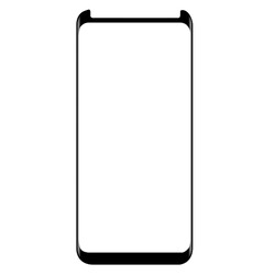 Galaxy Note 8 Zore Curved Full Sticky Glass Screen Protector Black