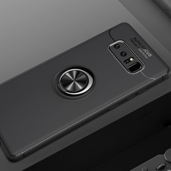 Galaxy Note 8 Kılıf Zore Ravel Silikon Kapak Siyah