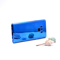Galaxy Note 9 Kılıf 360 Aynalı Voero Koruma Mavi