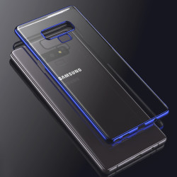 Galaxy Note 9 Kılıf Benks Electroplating PC Kapak Mavi