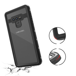 Galaxy Note 9 Kılıf Zore 1-1 Su Geçirmez Kılıf Siyah