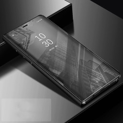 Galaxy Note 9 Kılıf Zore Clear View Flip Cover Siyah