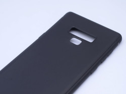 Galaxy Note 9 Kılıf Zore İmax Silikon Kılıf Siyah