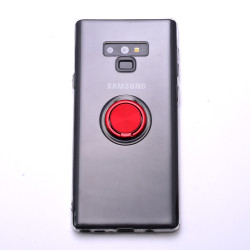 Galaxy Note 9 Kılıf Zore Les Silikon Kırmızı