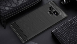 Galaxy Note 9 Kılıf Zore Room Silikon Kapak Siyah